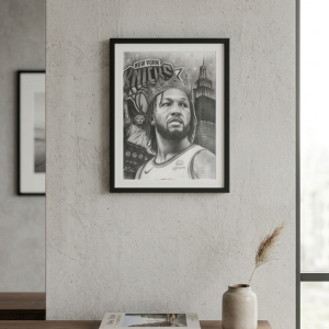 Jalen Brunson Portrait (Limited Print)